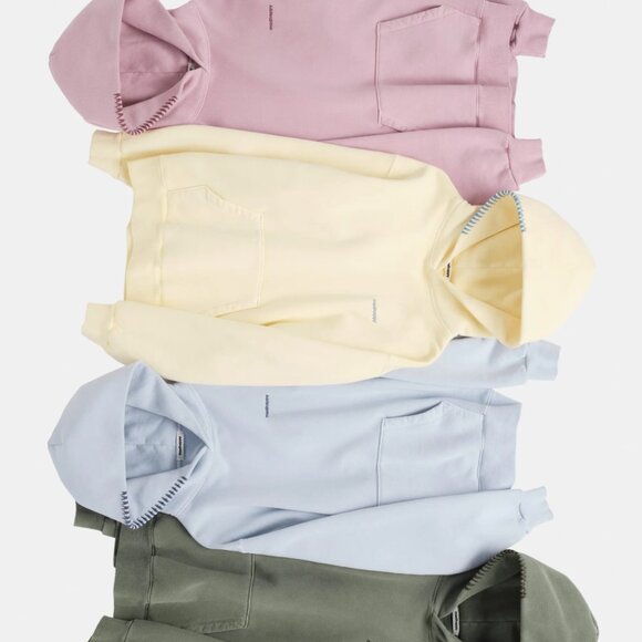 MADHAPPY Slate Blue Classics Fleece Hoodie in Large - Picture 8 of 8